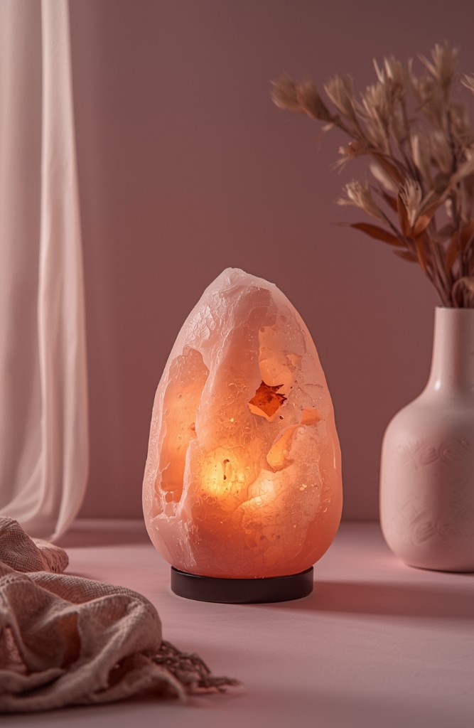 Handcrafted Himalayan salt lamp